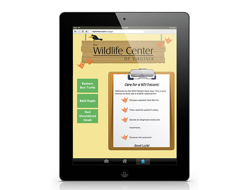 Wildlife Center of Virginia Patient Care Tablet App